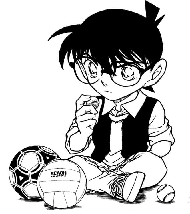 Duduk Conan dan Tiga Bola
