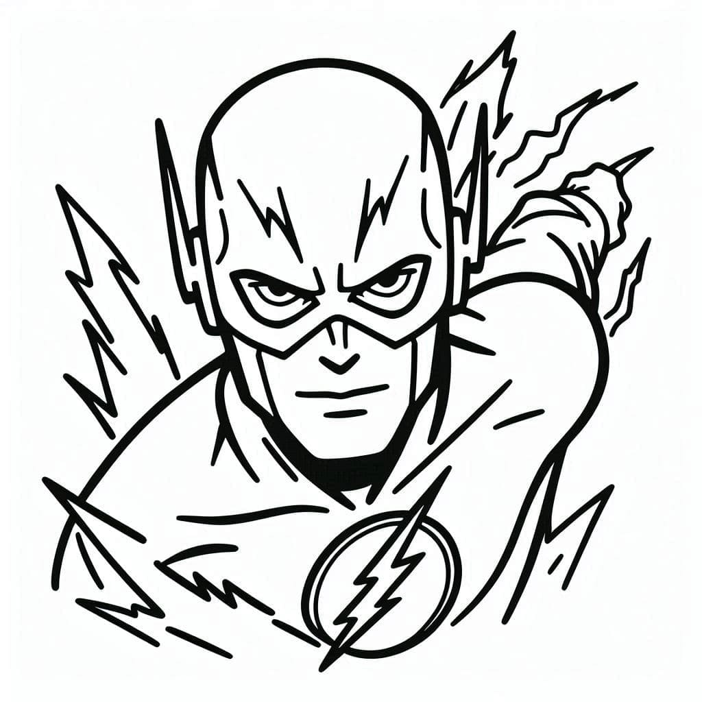 Flash dengan topeng