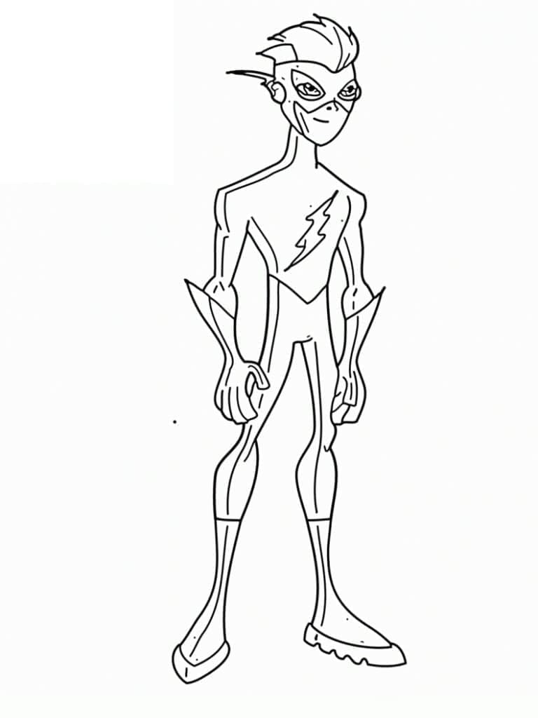 Flash Wally West yang Dapat Dicetak