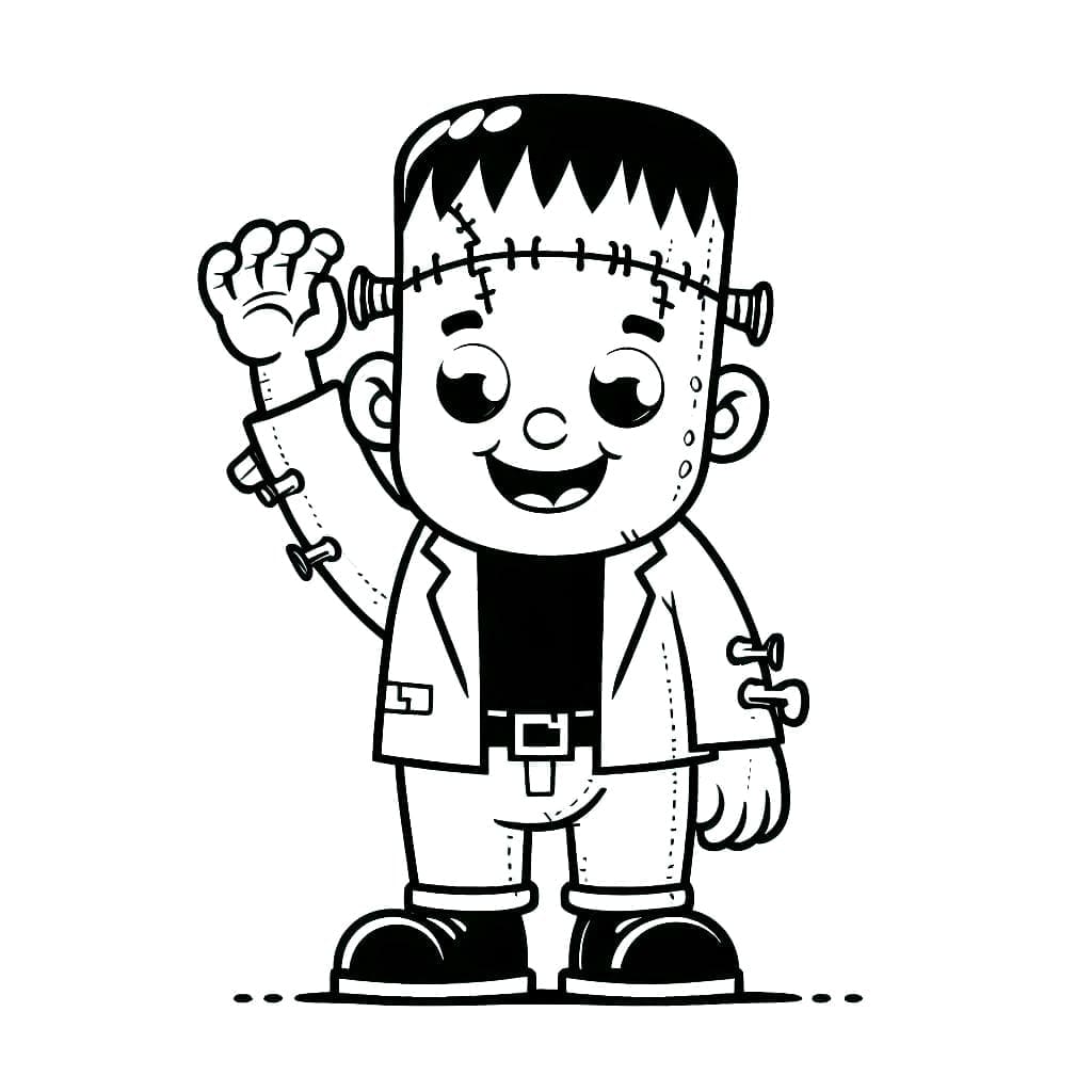 Frankenstein Melambaikan Tangan