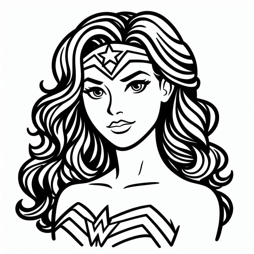 Gambar lucu Wonder Woman
