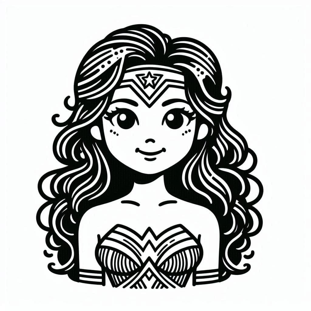 Gambar Wonder Woman yang cantik