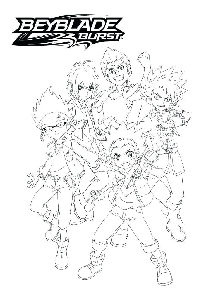 Game Beyblade Burst dapat dicetak