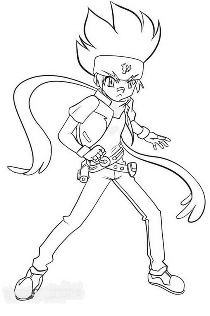 Gingka Hagane dalam Anime Beyblade