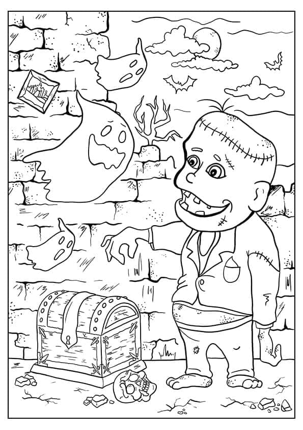 Hantu Lucu dan Frankenstein