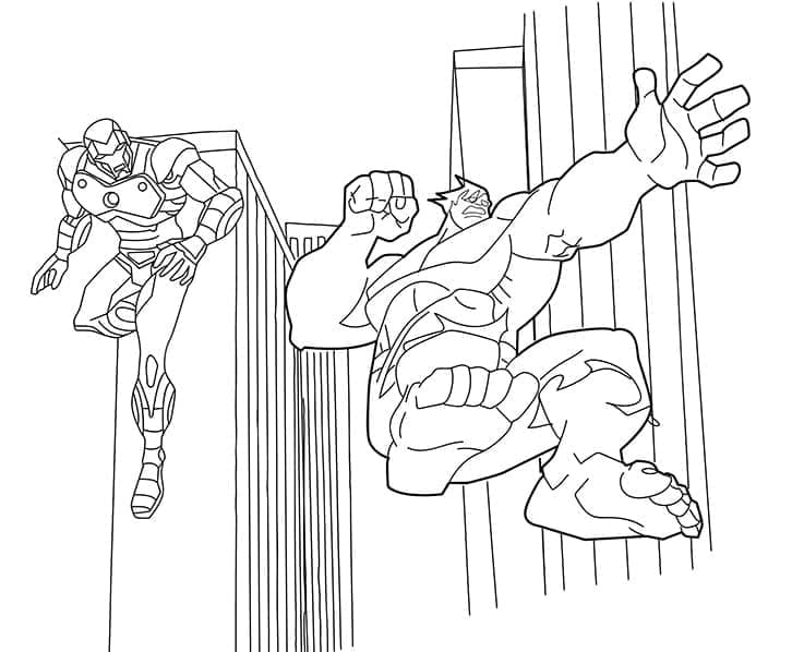Iron Man dan Hulk