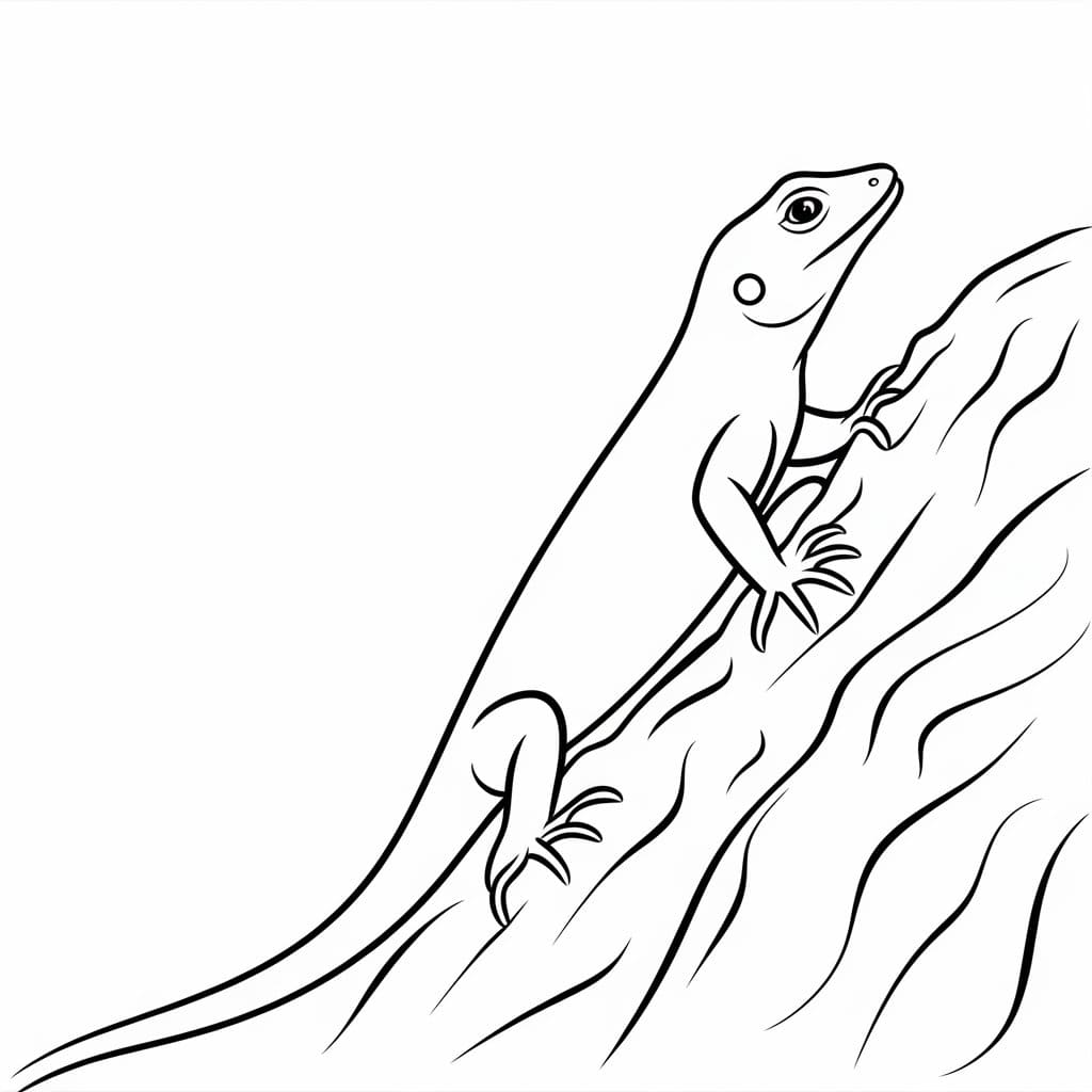 Kadal di pohon
