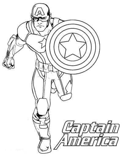 Kapten Amerika Berlari