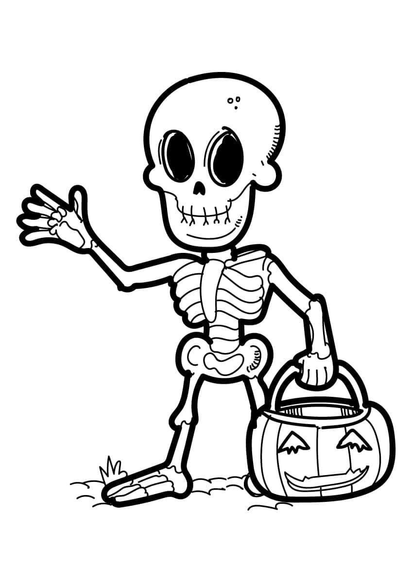 Kerangka Halloween