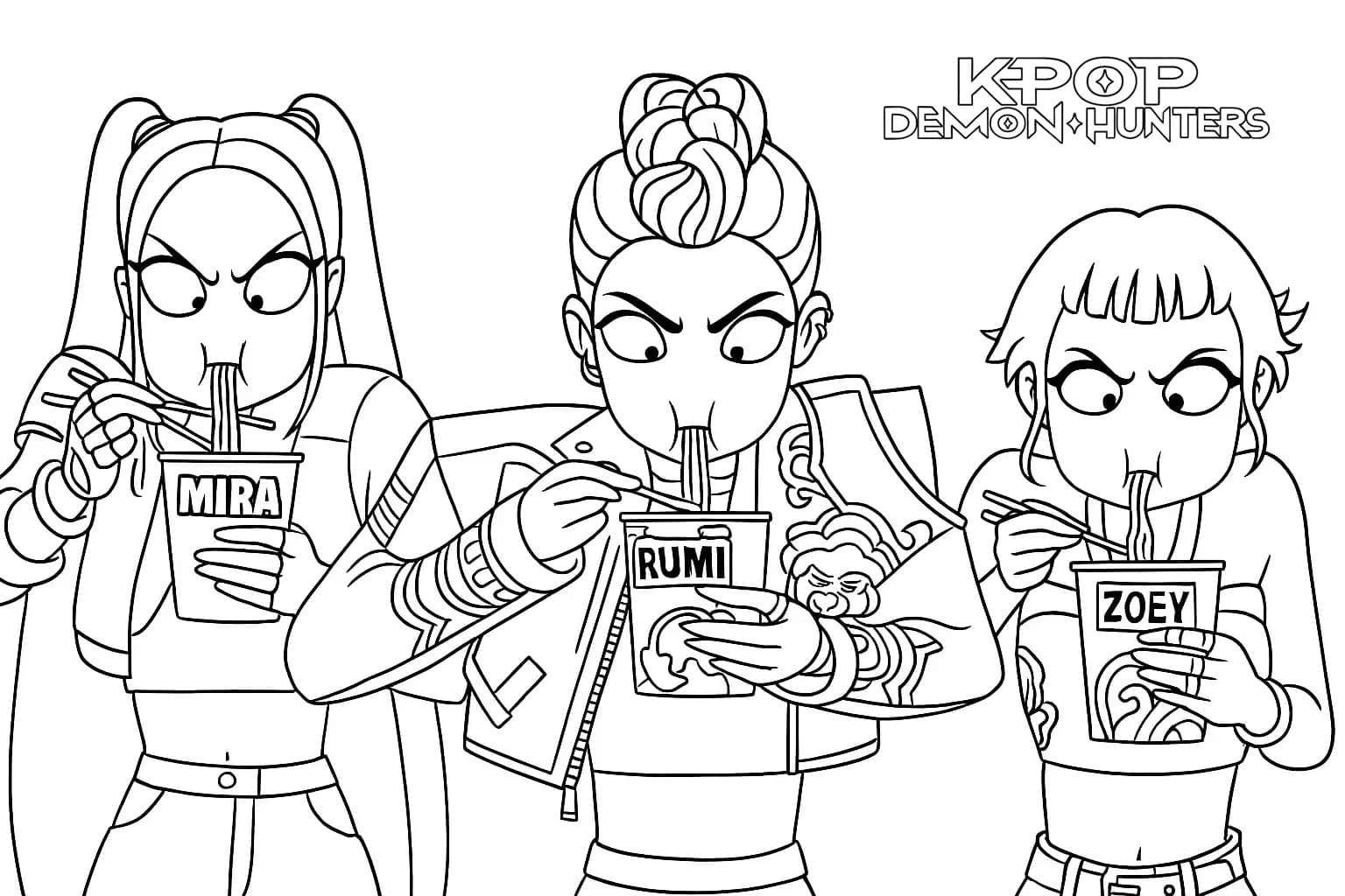 Kpop Demon Hunters Lucu
