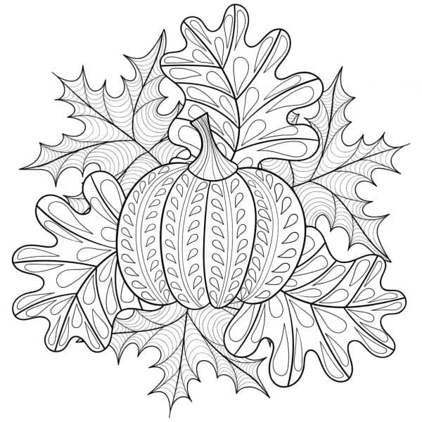 Labu Kuning Zentangle