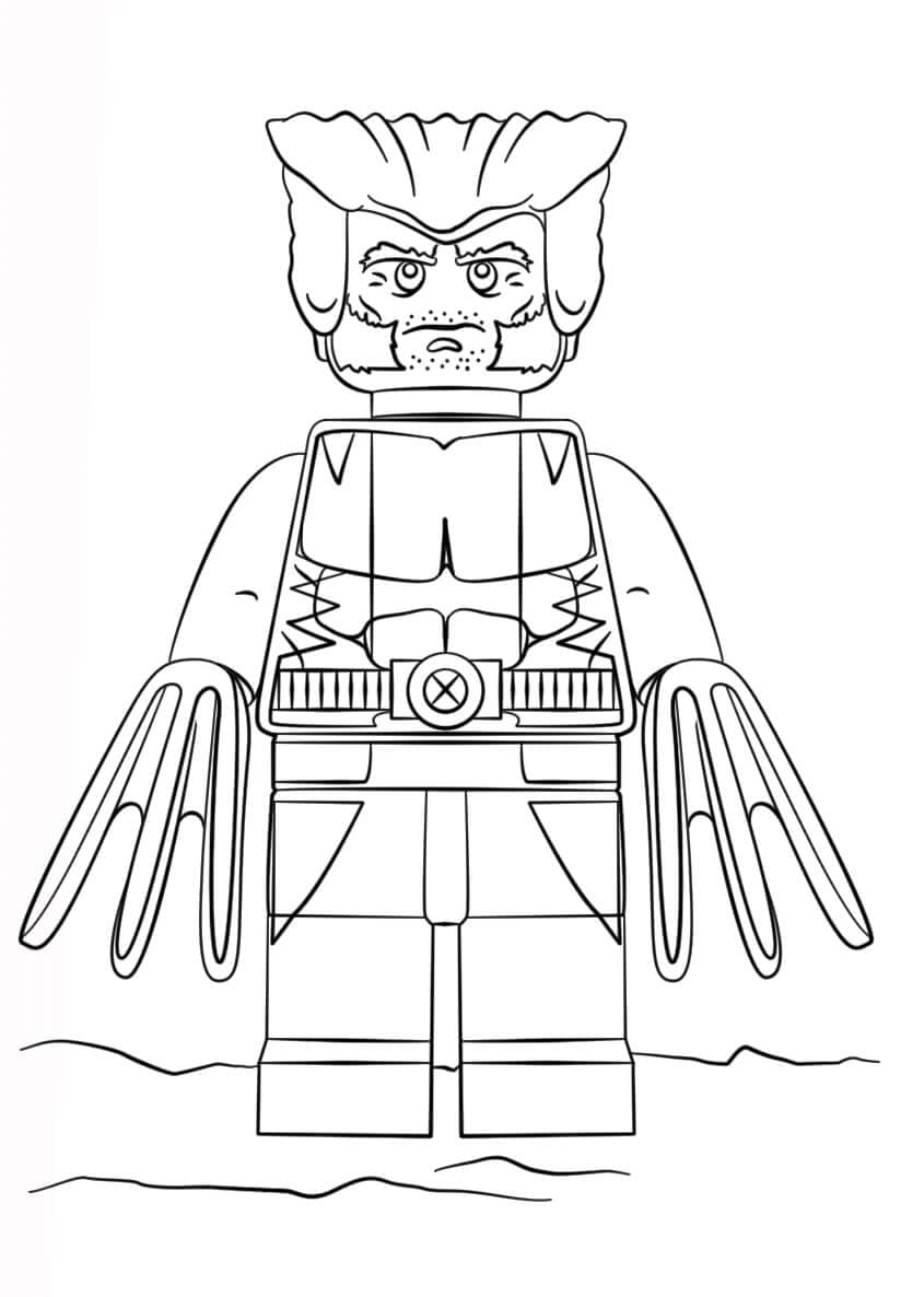 Lego X Erkekler Wolverine