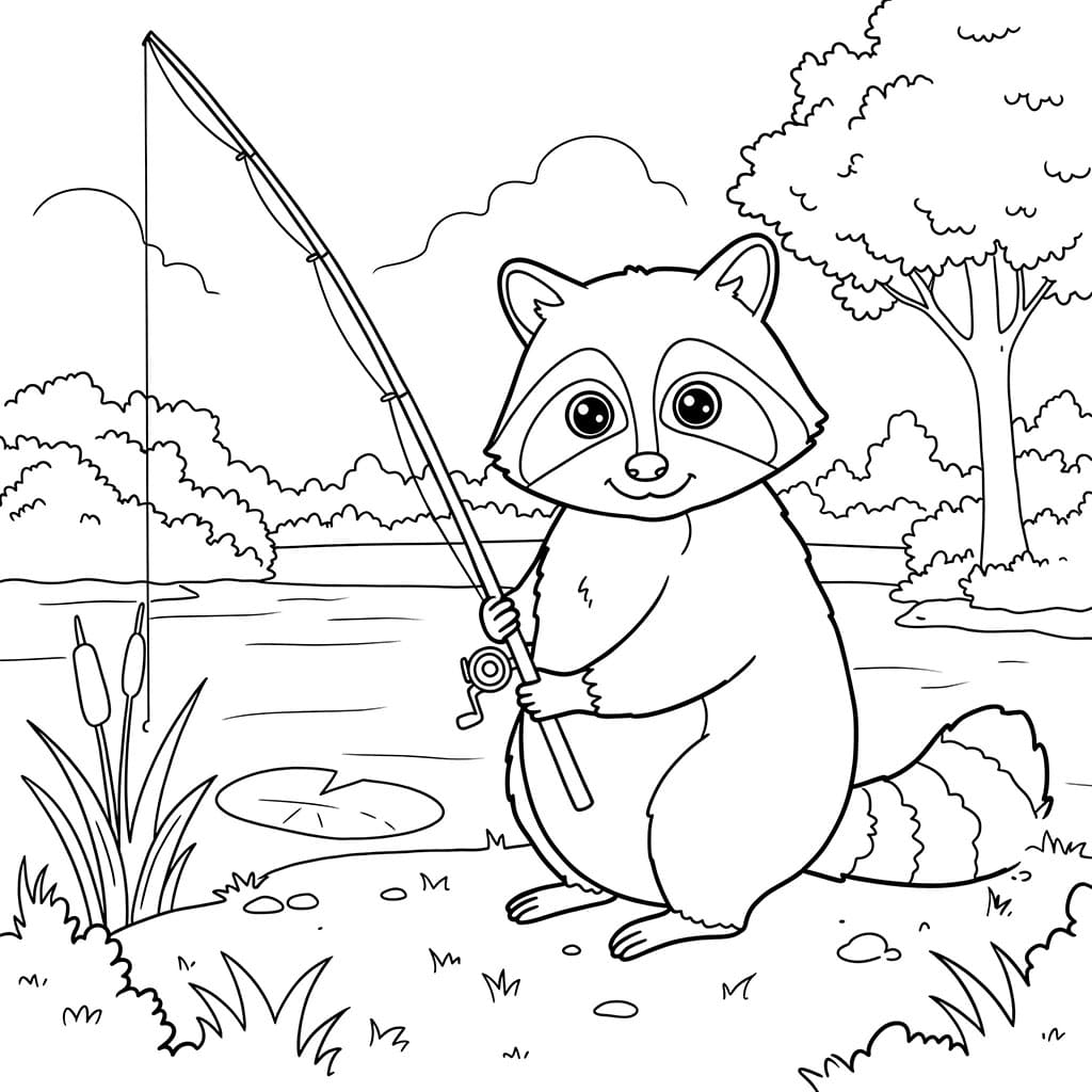 Memancing rakun