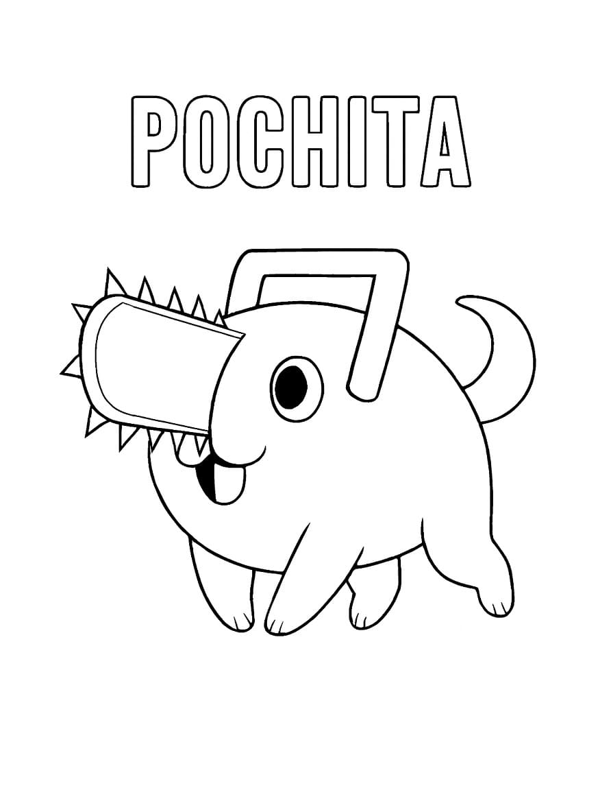 Pochita di anime Chainsaw Man