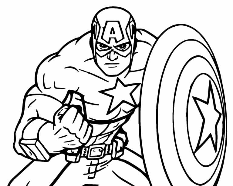 Potret Kapten Amerika