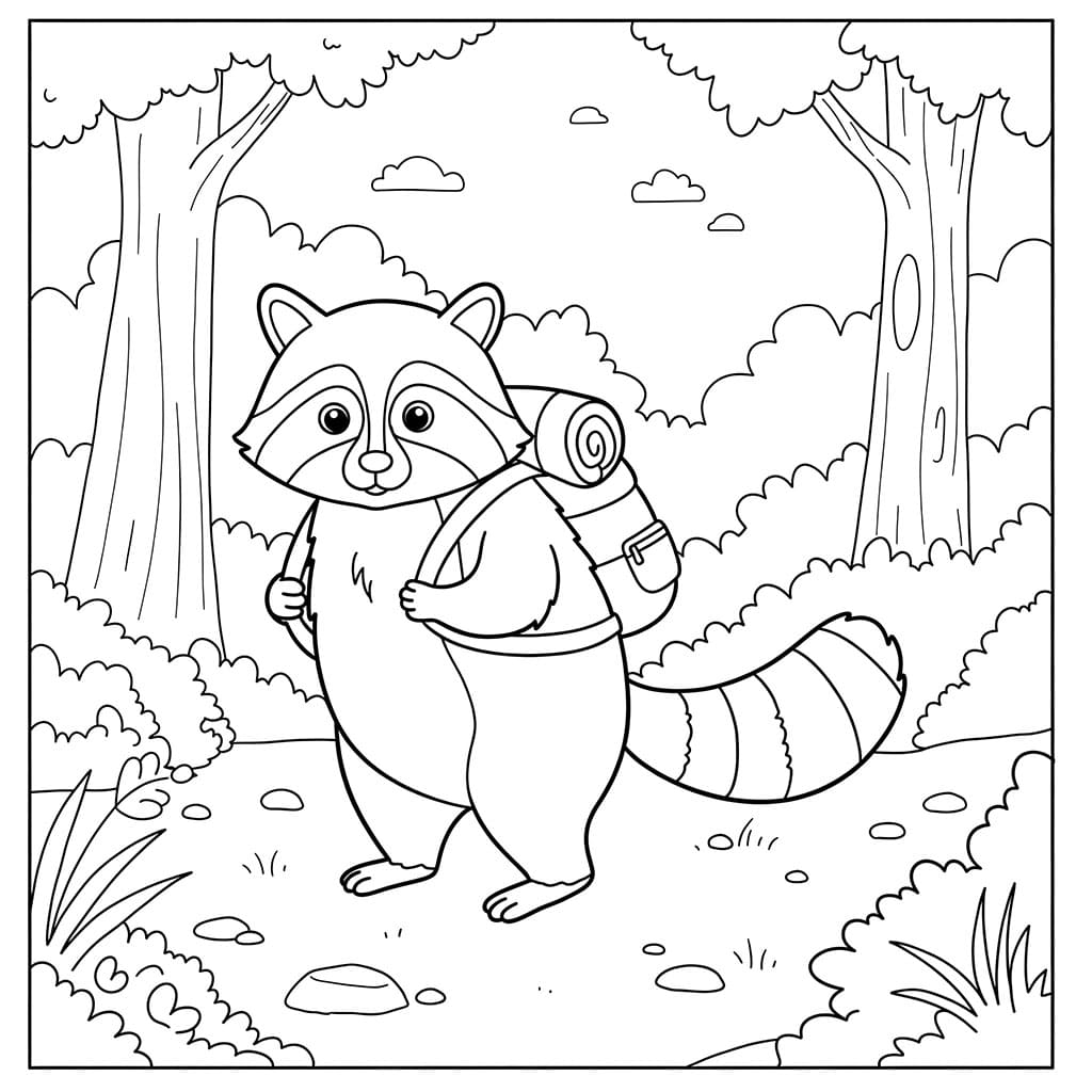 Raccoon Menjelajah