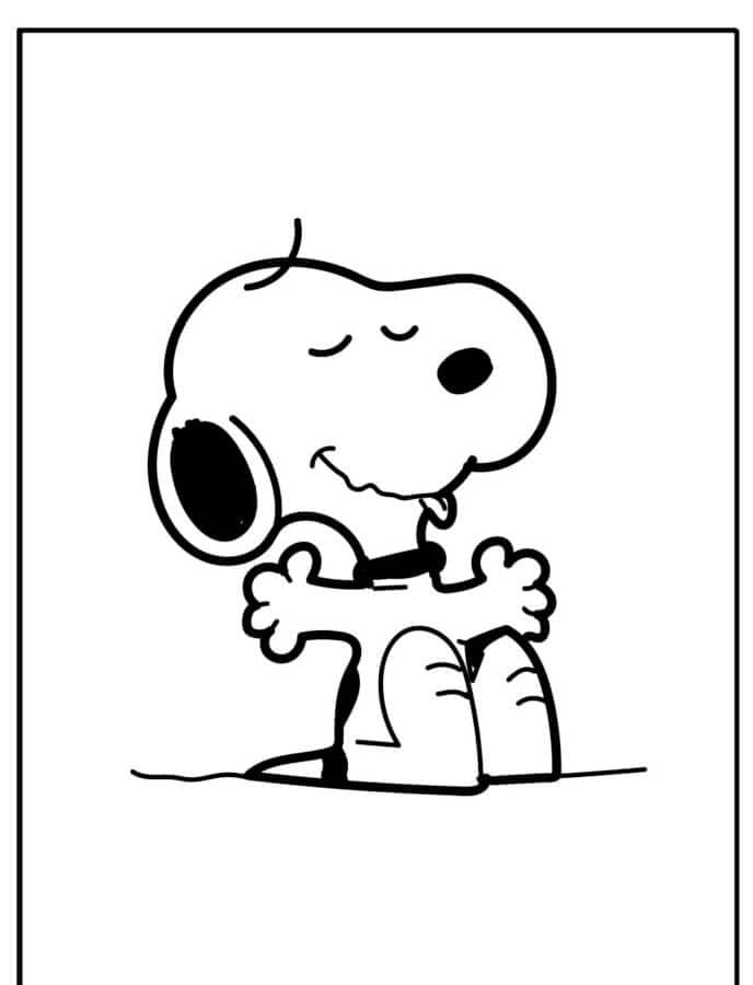 Snoopy yang Bahagia