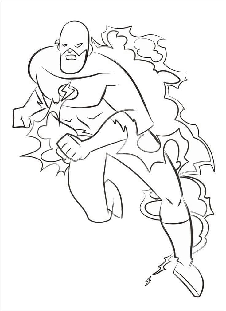 Superhero Flash yang Dapat Dicetak
