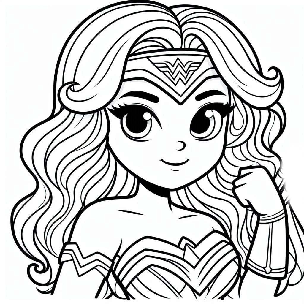 Wonder Woman dasar mudah