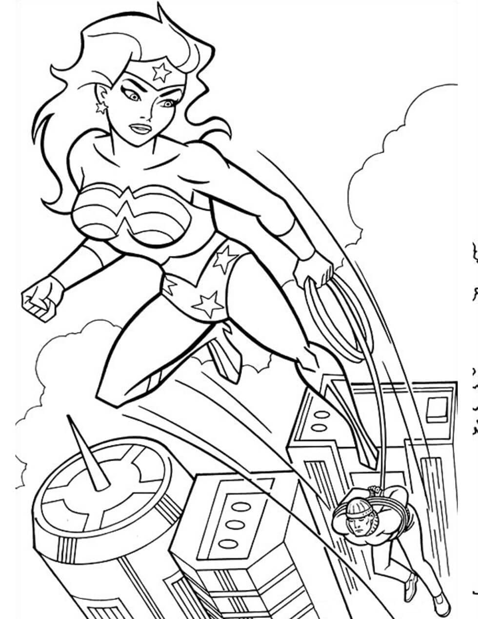 Wonder Woman Menangkap Penjahat