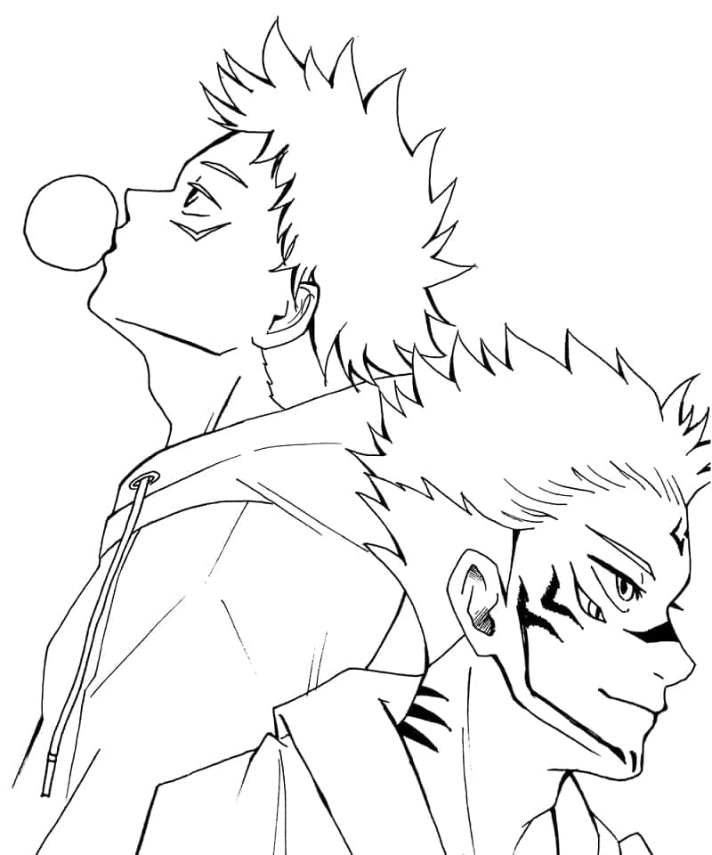 Yuji Itadori dan Sukuna