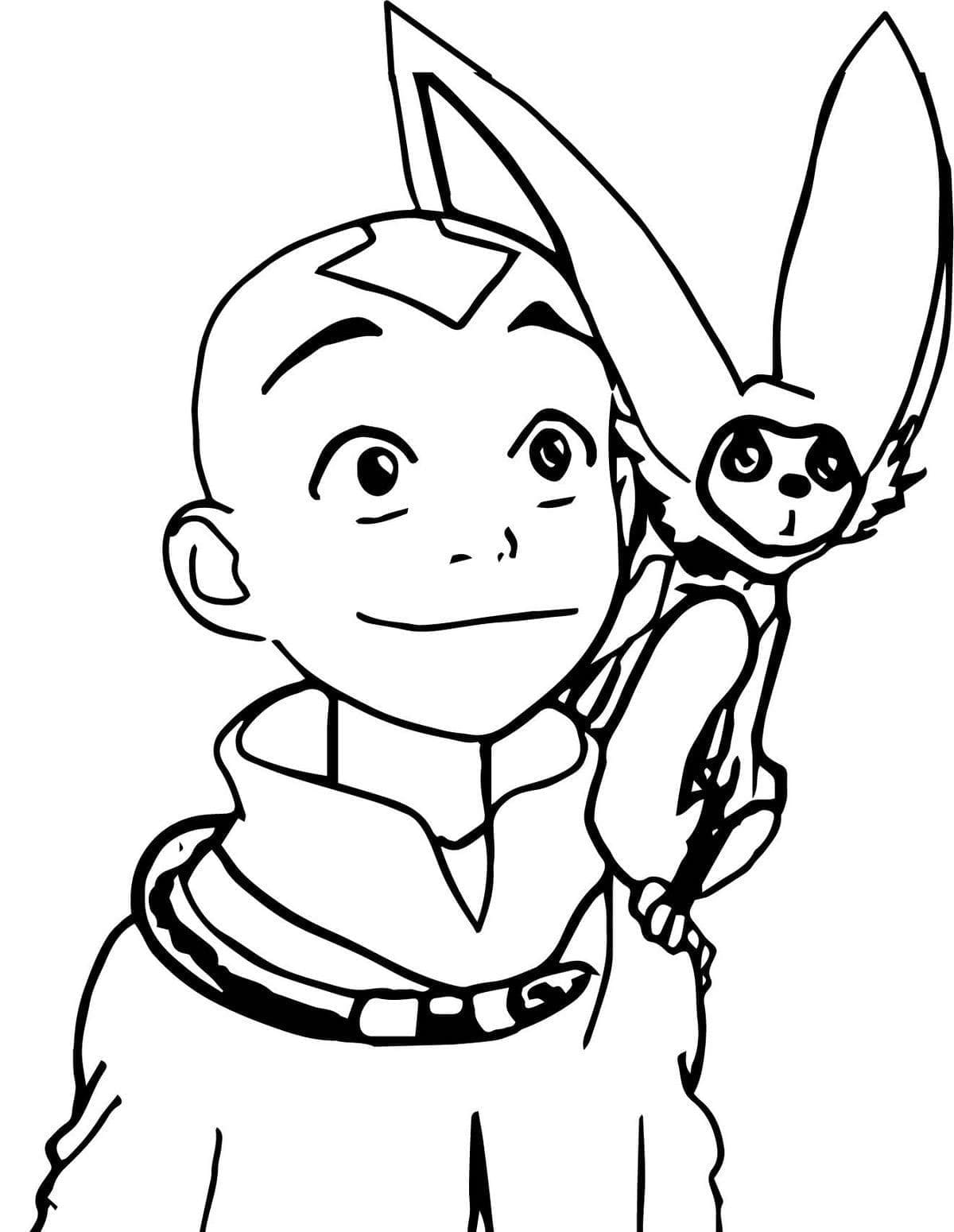 Aang dan Momo