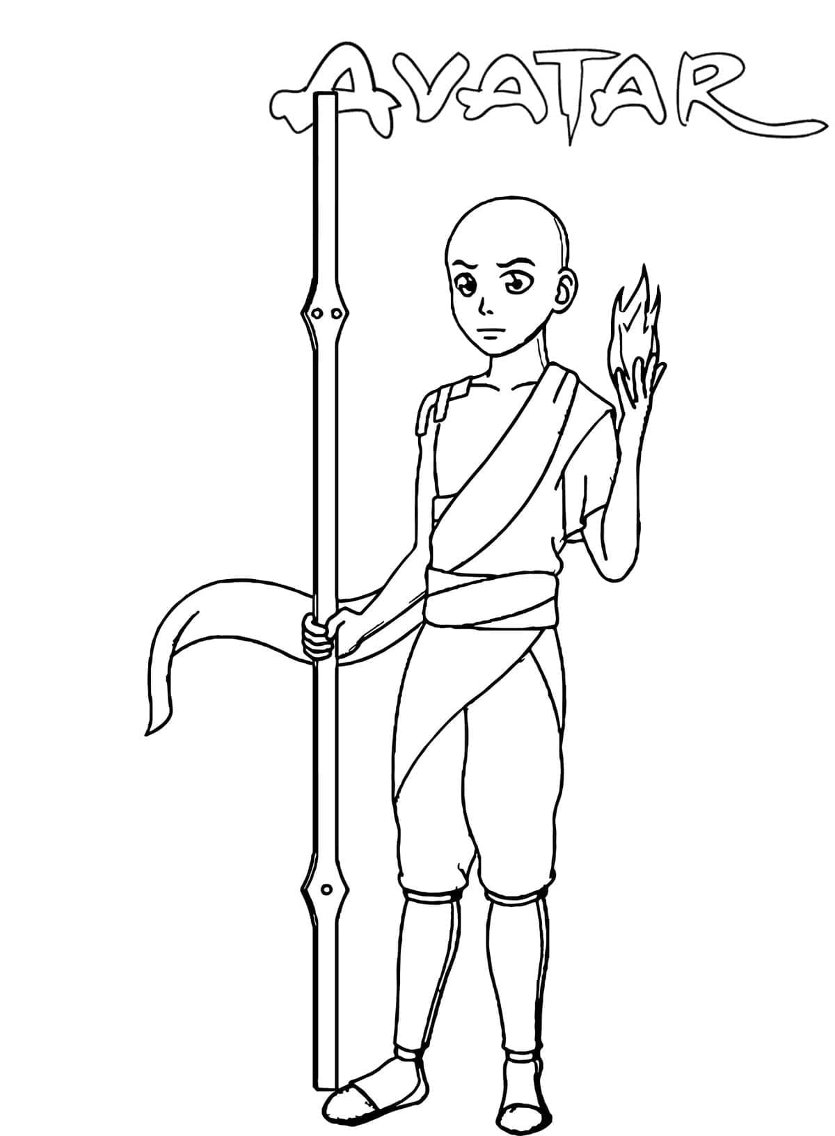 Aang dengan Api