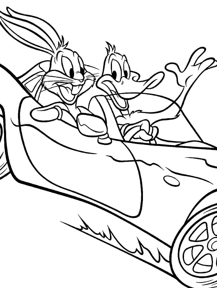 Bugs Bunny dengan Daffy Bebek