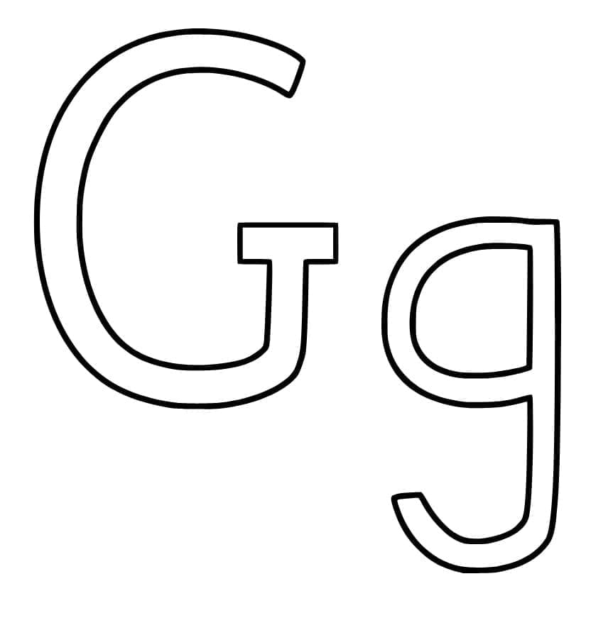 Cetak Huruf G