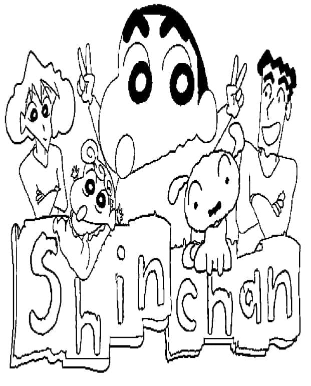 Crayon Shin-chan yang Dapat Dicetak