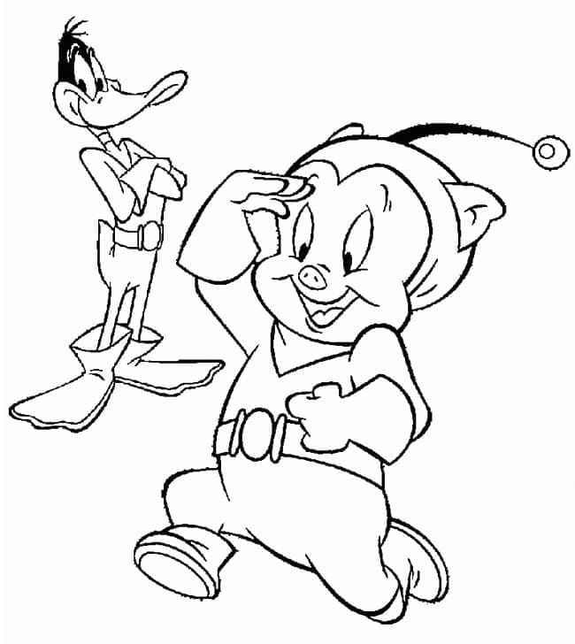 Daffy Bebek dan Porky Pig