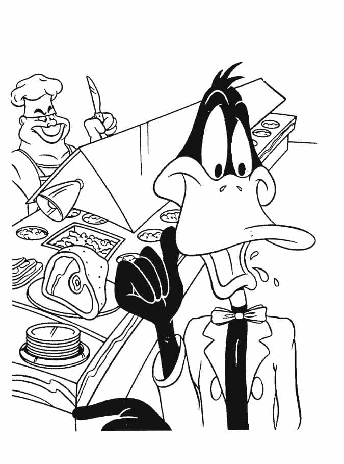 Daffy Bebek di Dapur