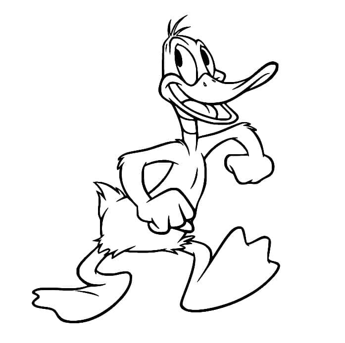 Daffy Bebek yang Dapat Dicetak Gratis
