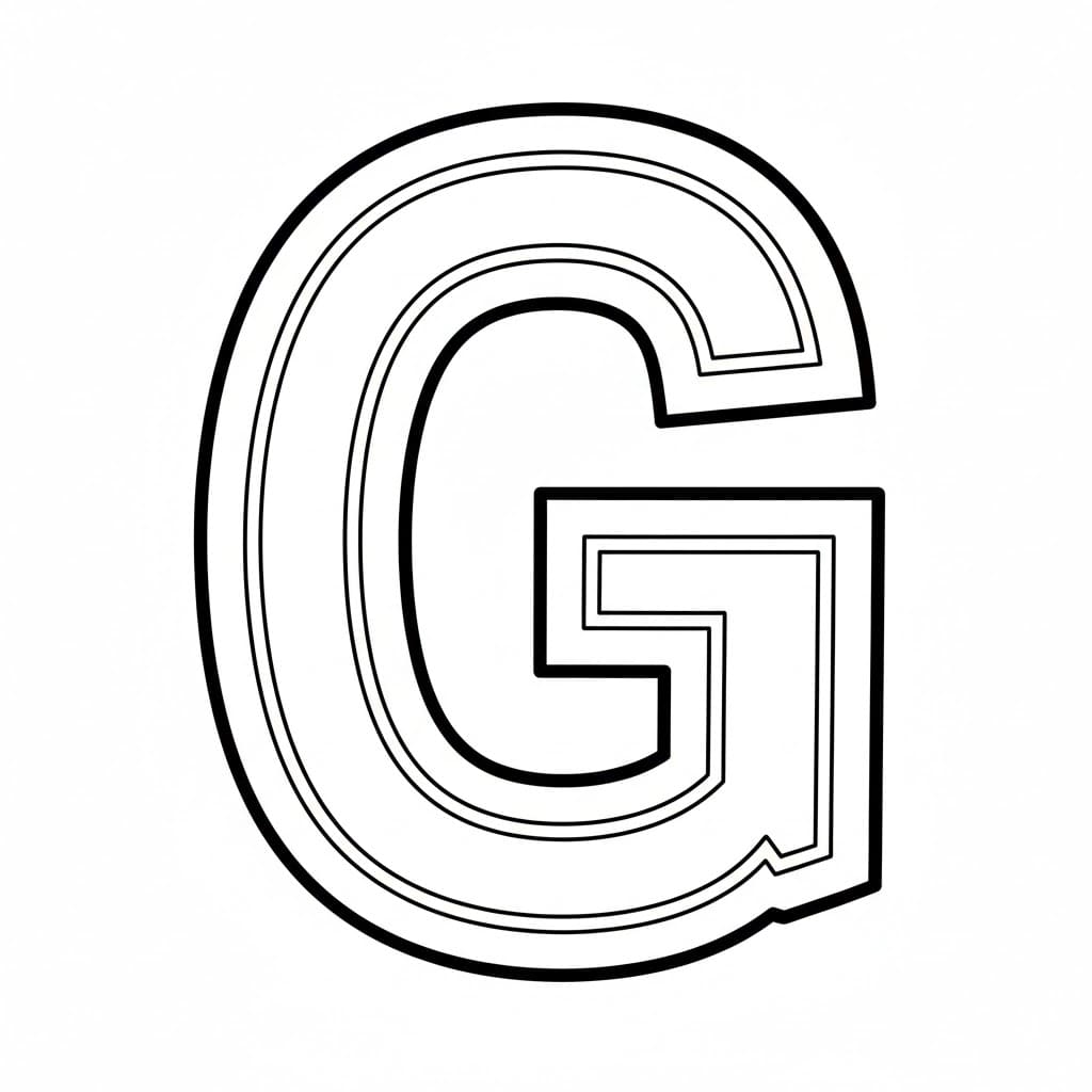 Garis Ganda Huruf G