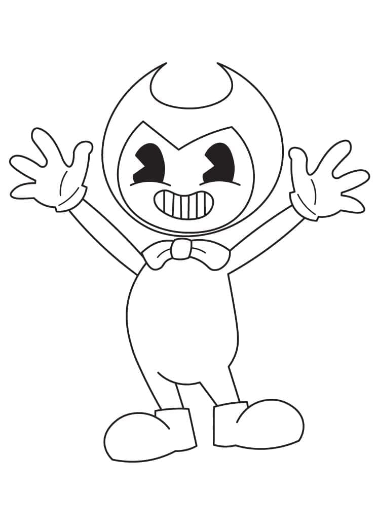 Happy Bendy yang Dapat Dicetak