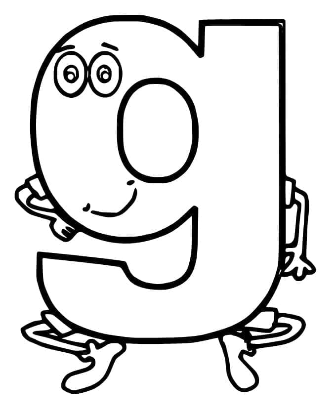 Kartun Huruf G