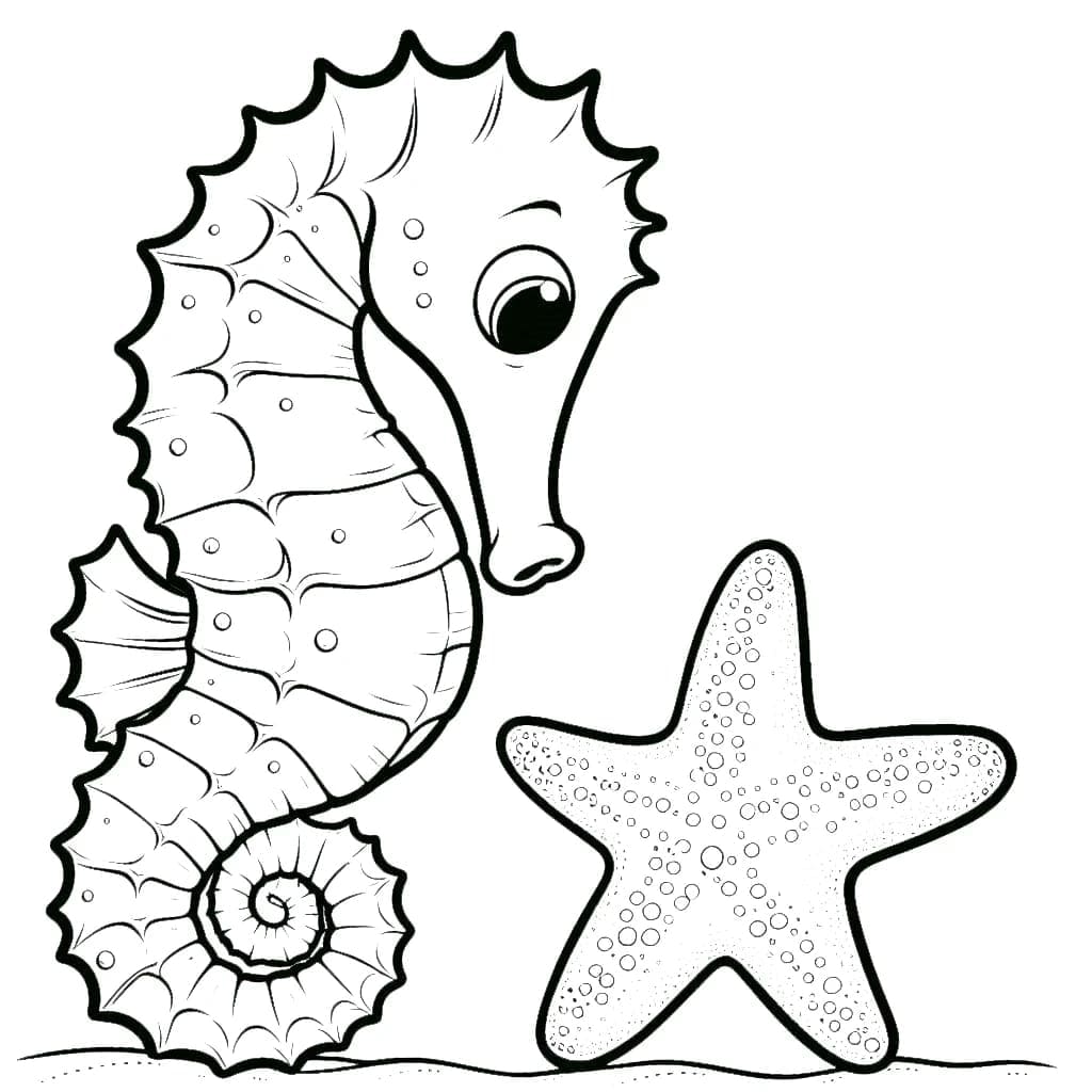 Kuda laut dan bintang laut