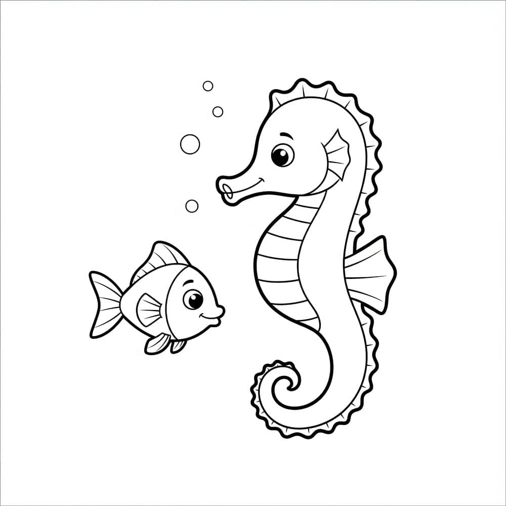 Kuda laut dan ikan