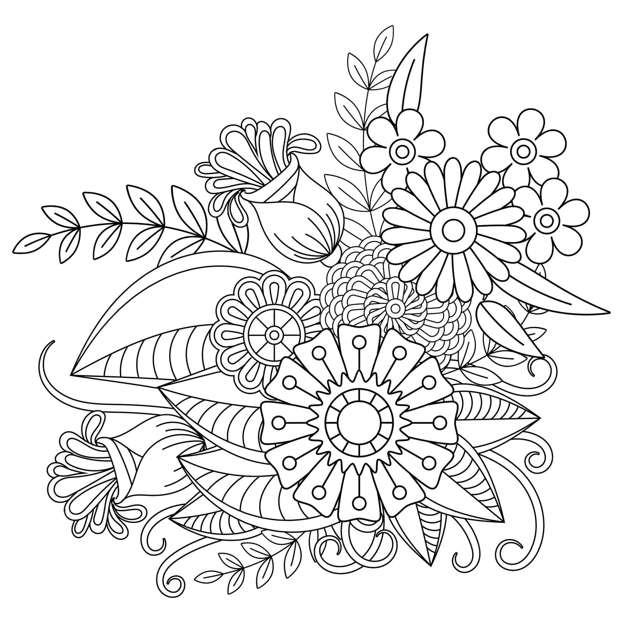 Mandala Bunga Biasa