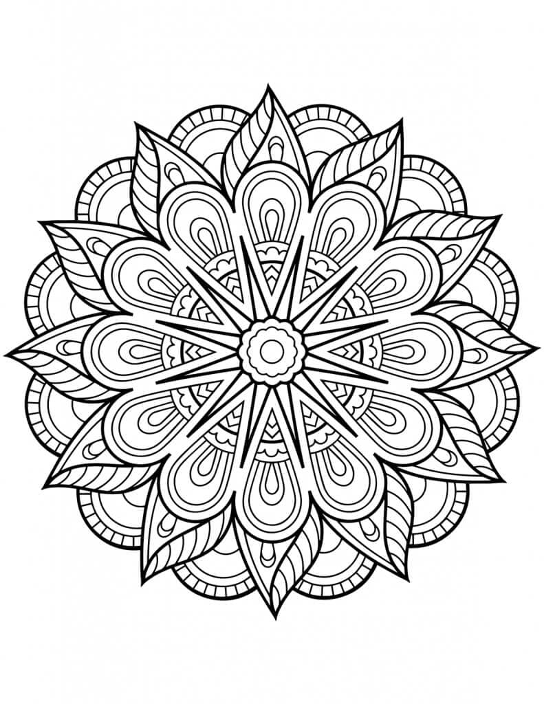 Mandala Bunga Dasar