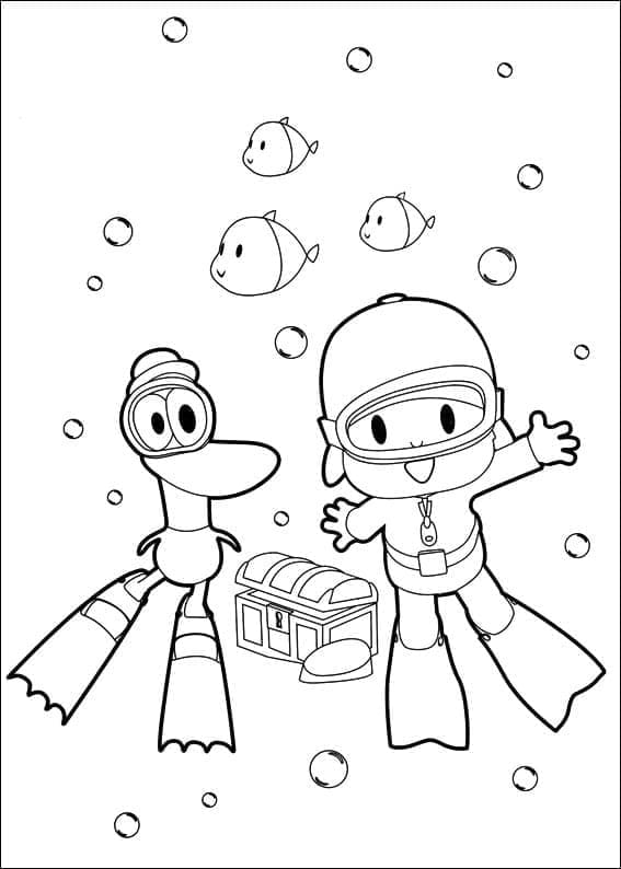 Menyelam di Pato dan Pocoyo