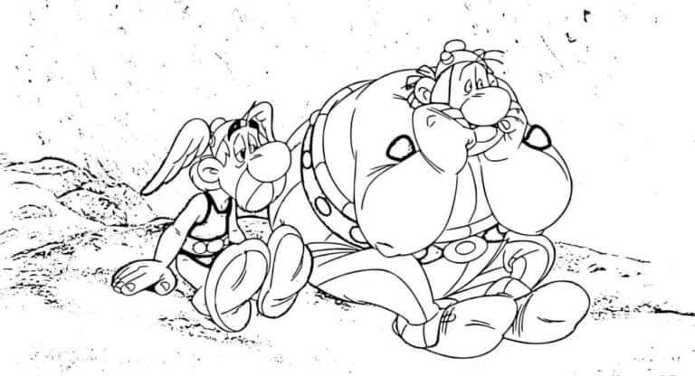 Obelix dan Asterix Sedih