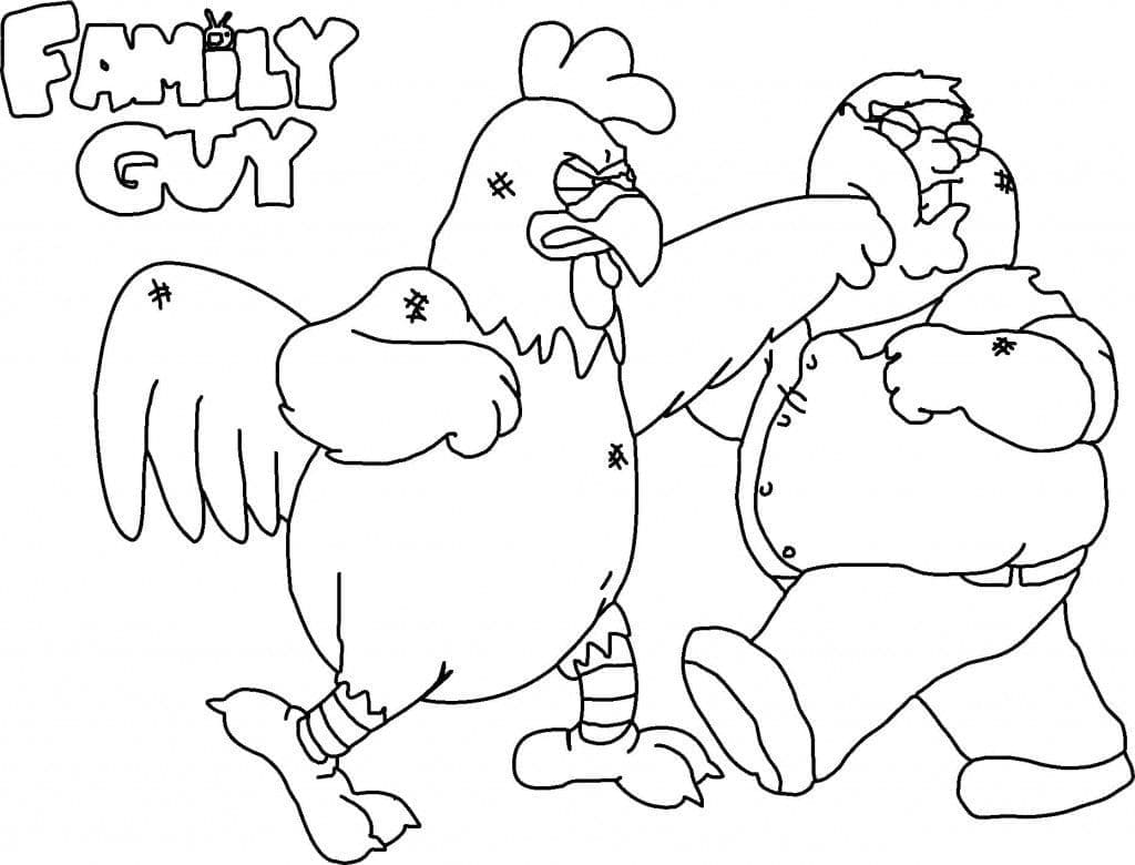 Peter Griffin dan Pertarungan Ayam