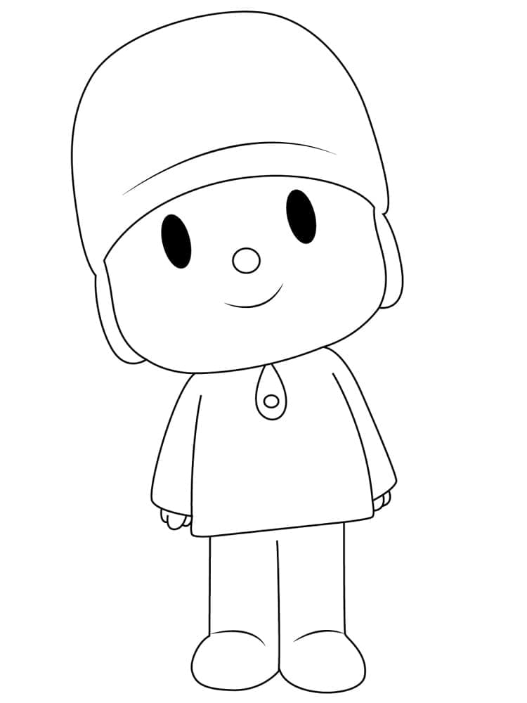 Pocoyo Lucu yang Dapat Dicetak