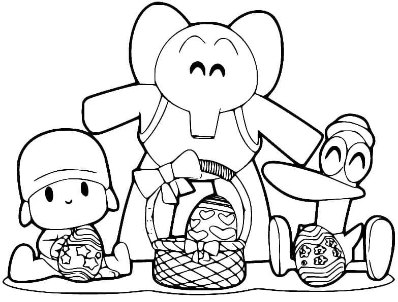 Pocoyo pada Paskah