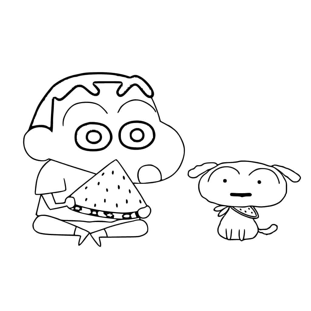 Shin-chan dan Shiro