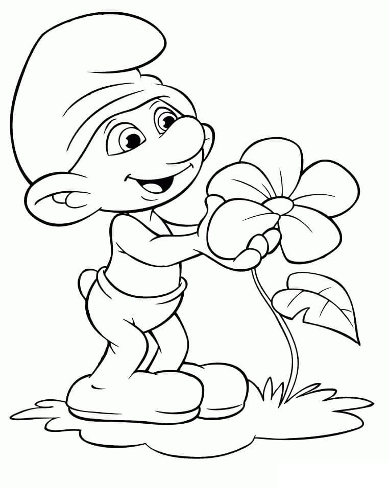 Smurf Ceroboh dan Bunga