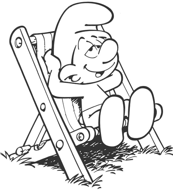Smurf Ceroboh Sedang Bersantai