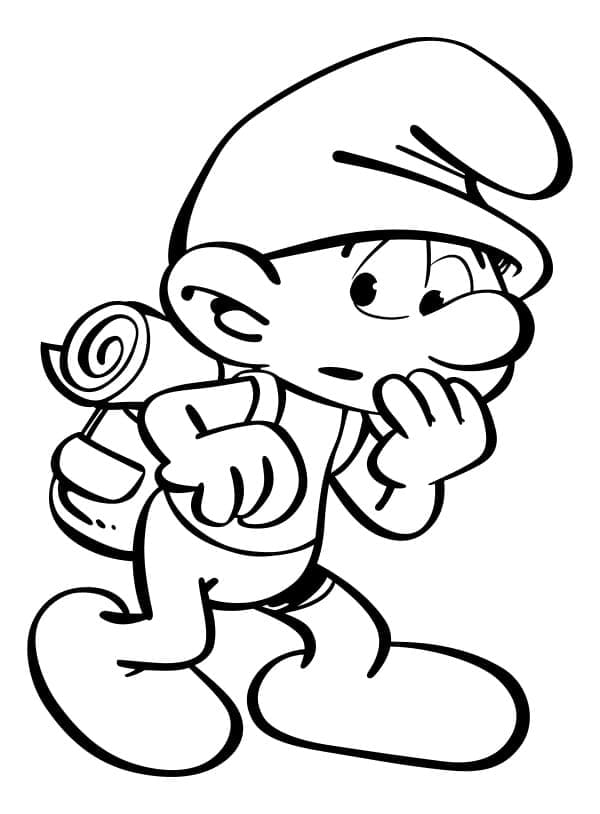 Smurf Ceroboh yang Penasaran