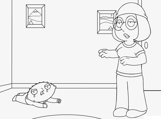 Stewie dan Meg Griffin